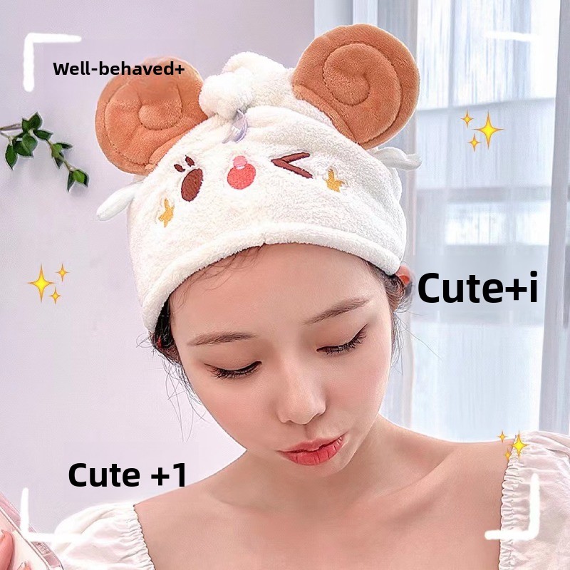 Hair Turban Towel - Urocza czapka do suszenia włosów w