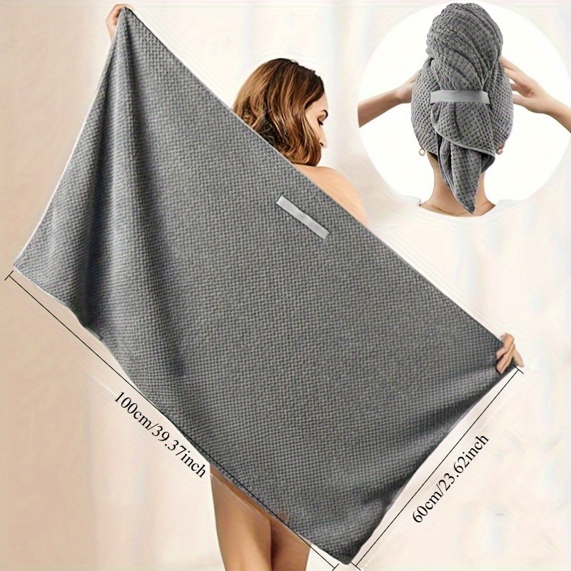 Hair Turban Towel - Ręcznik do włosów z mikrofibry, bardzo