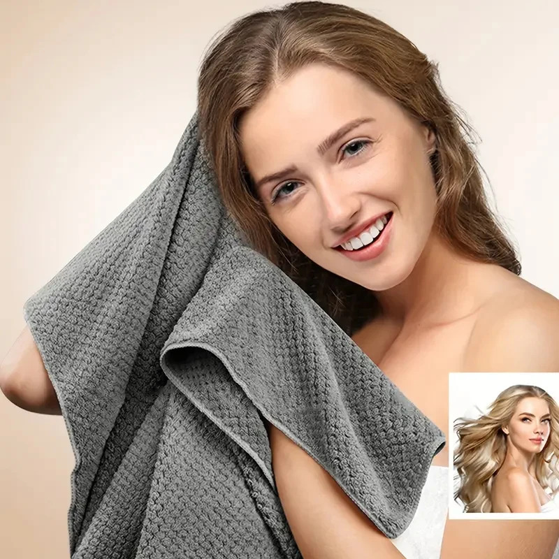 Hair Turban Towel - Ultra chłonny, bardzo duży turban do
