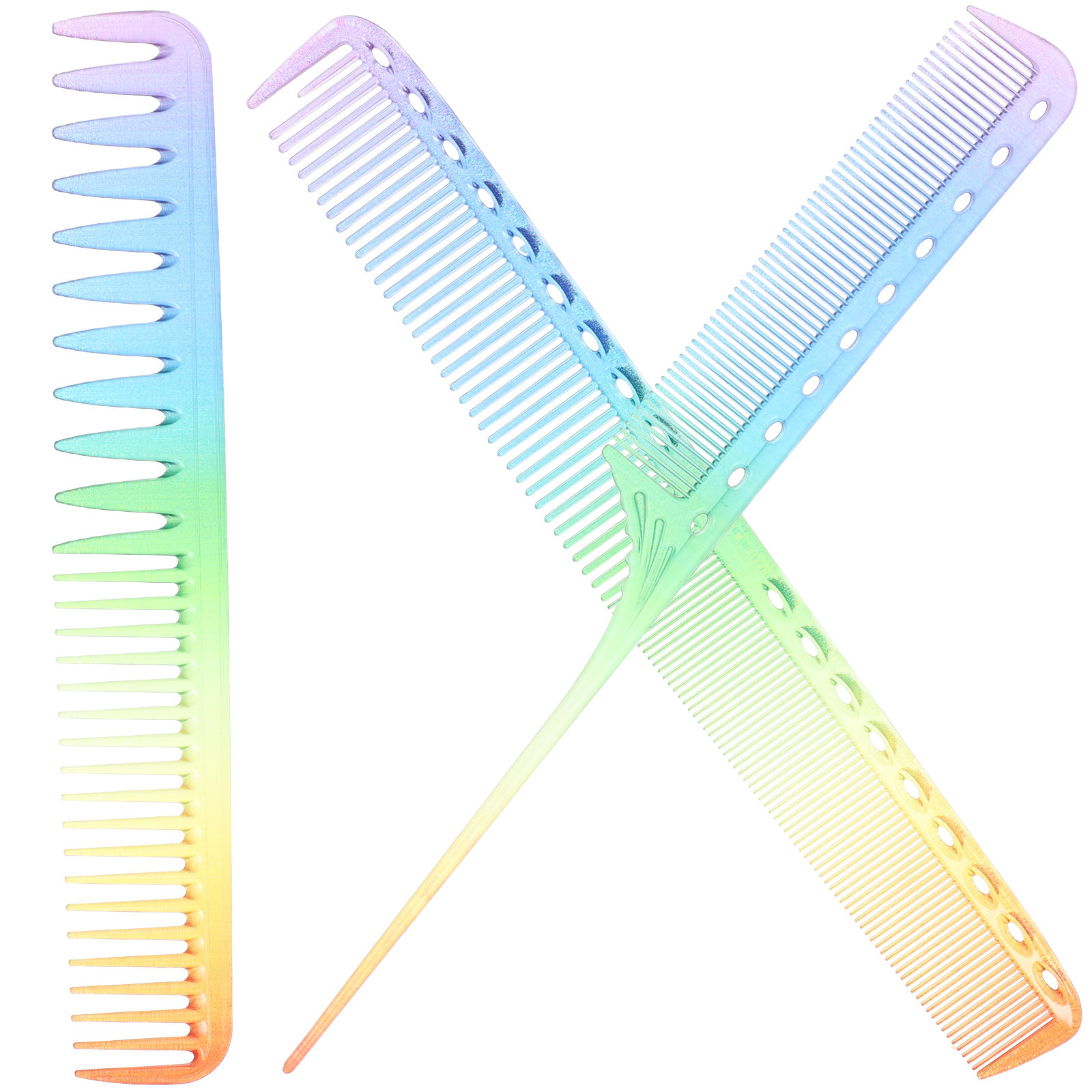 Hair Care Tools - 3 szt. grzebieni fryzjerskich do stylizacji