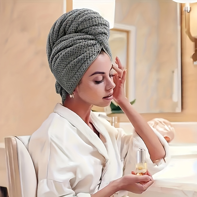 Hair Turban Towel - Szybkoschnący turban do włosów dla kobiet,