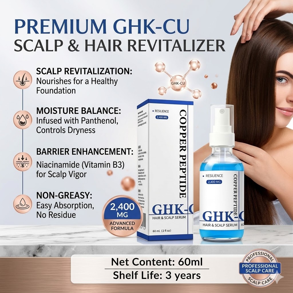 Hair Growth Serum Oil - GHK-Cu Miedziany Peptyd Serum na Porost