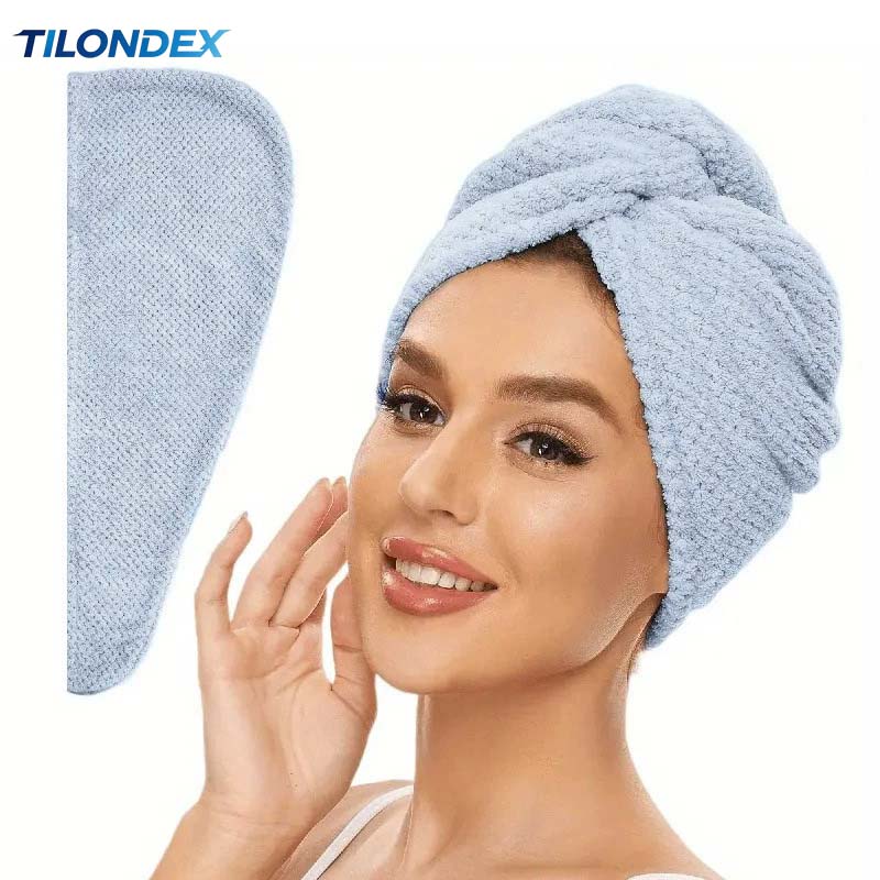 TILONDEX 1 szt. Pasiasty turba – Hair Turban Towel recenzja i cena