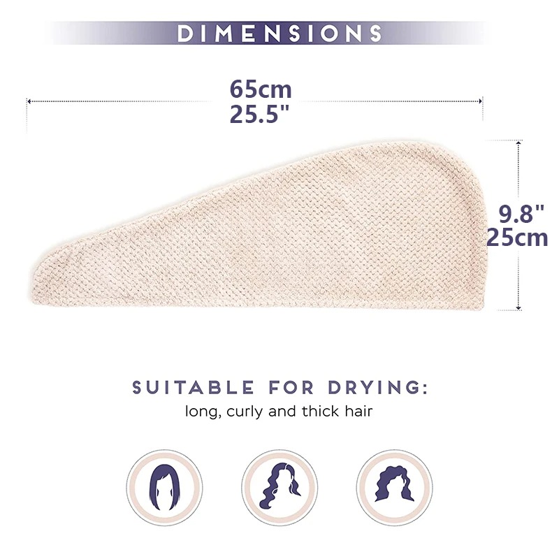 TILONDEX 1 szt. Pasiasty turba – Hair Turban Towel recenzja i cena