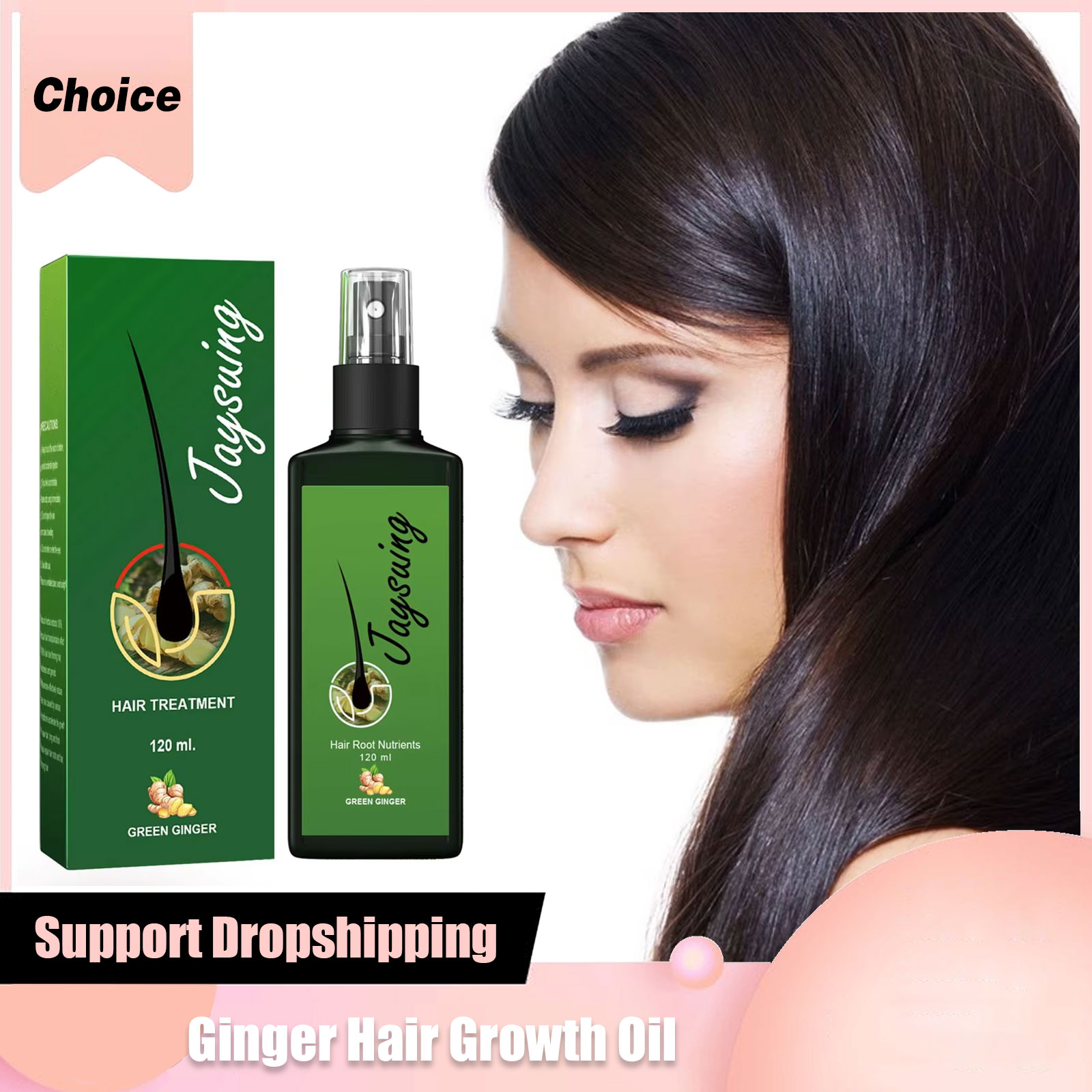 Szybki imbirowy spray na poros – Hair Growth Serum Oil recenzja i cena