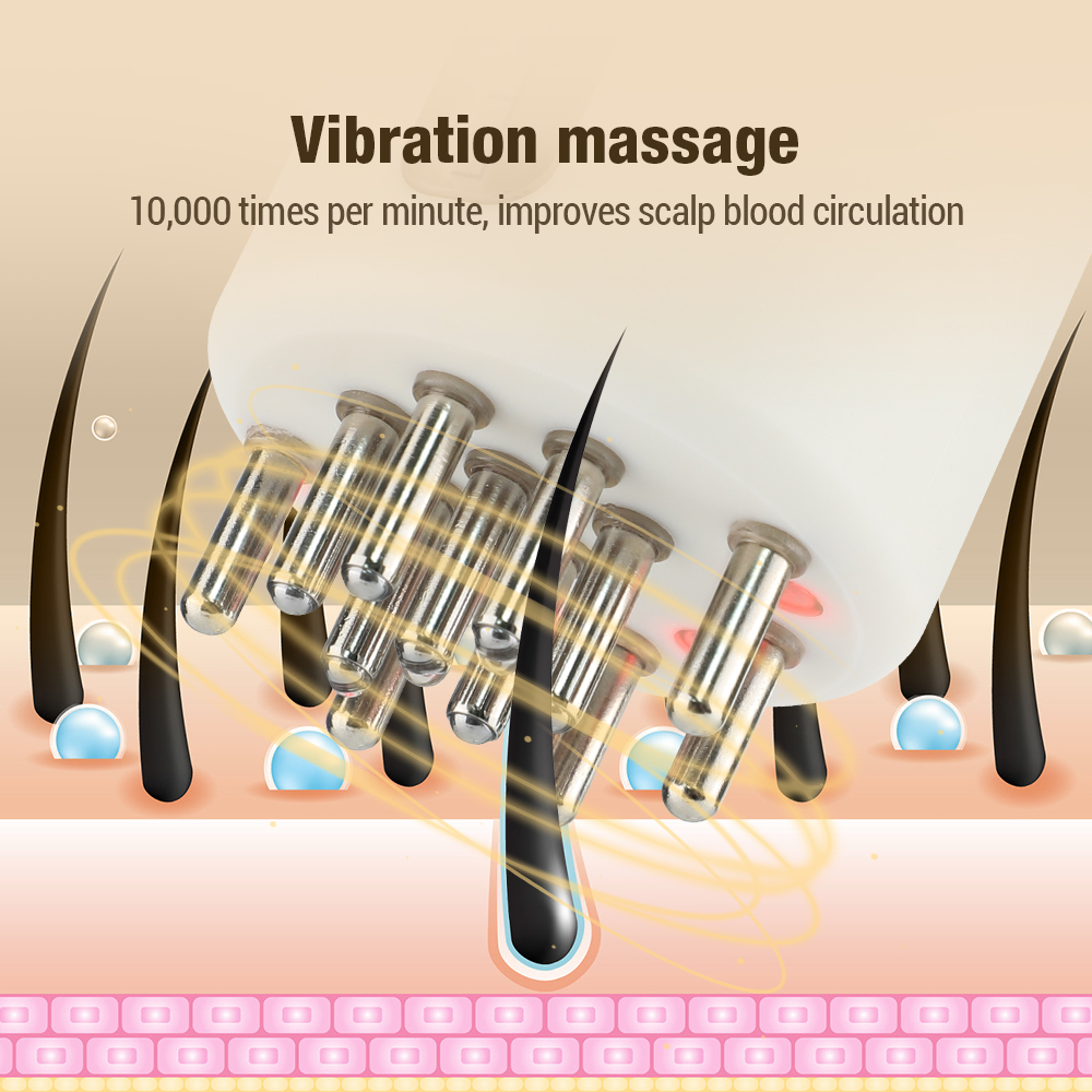 Wibracje elektryczne grzebień  – Hair Growth Serum Oil recenzja i cena