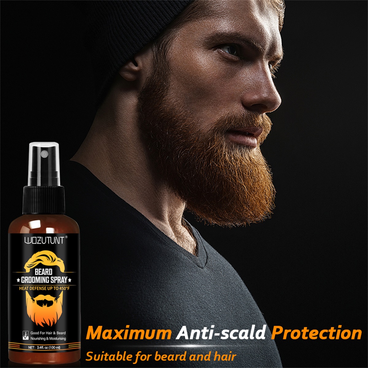 Spray do pielęgnacji brody, oc – Hair Care Heat Protectant recenzja i cena