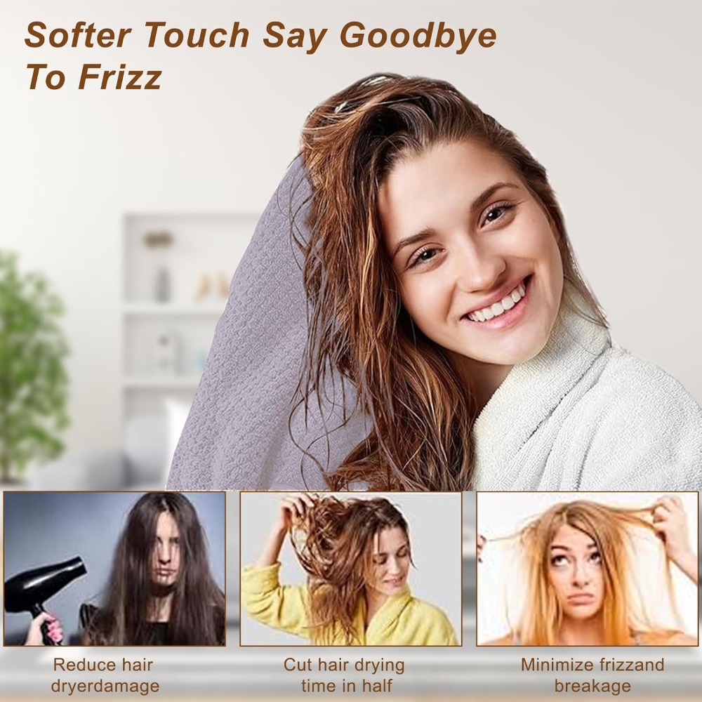 Zestaw 3 sztuk miękkich, szybk – Hair Turban Towel recenzja i cena