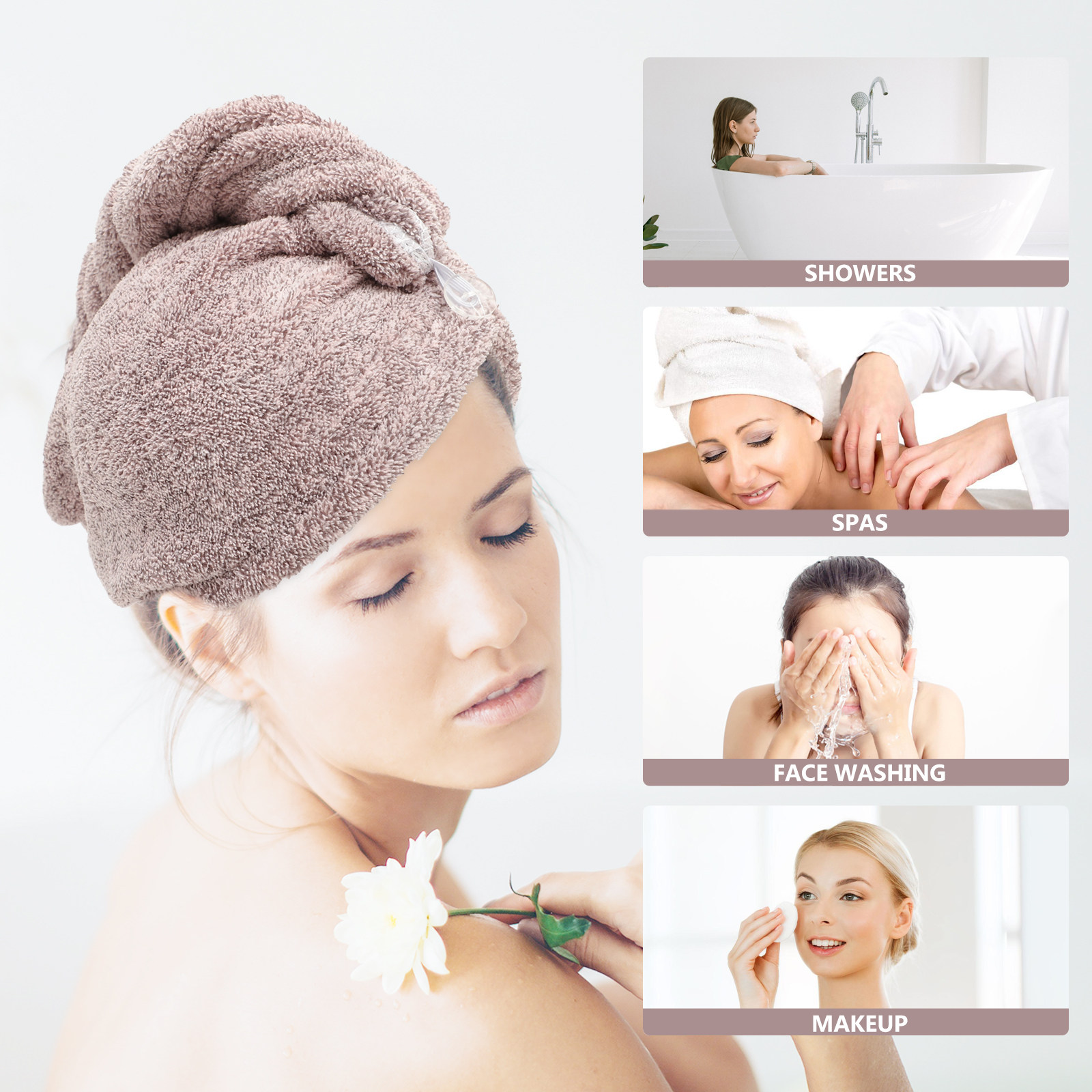 2 szt. Czepki do suszenia włos – Hair Turban Towel recenzja i cena