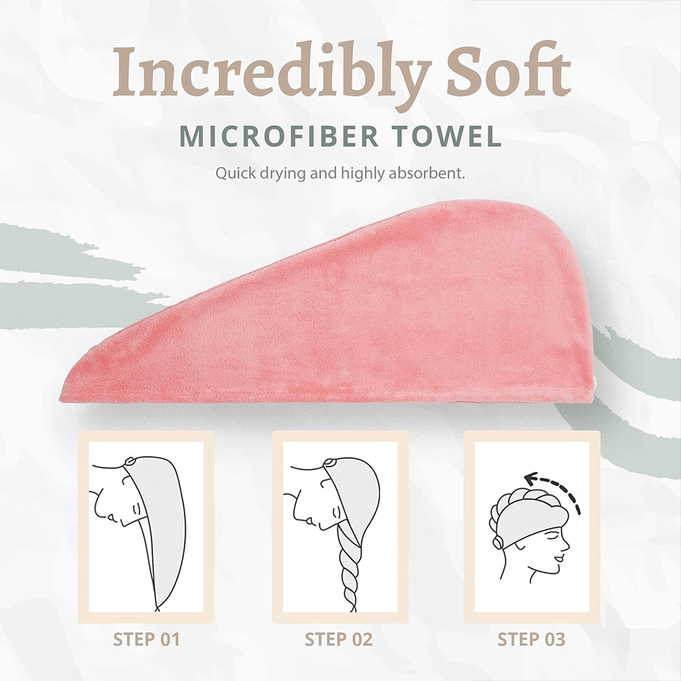 1 szt. Ręcznik do włosów z pol – Hair Turban Towel recenzja i cena