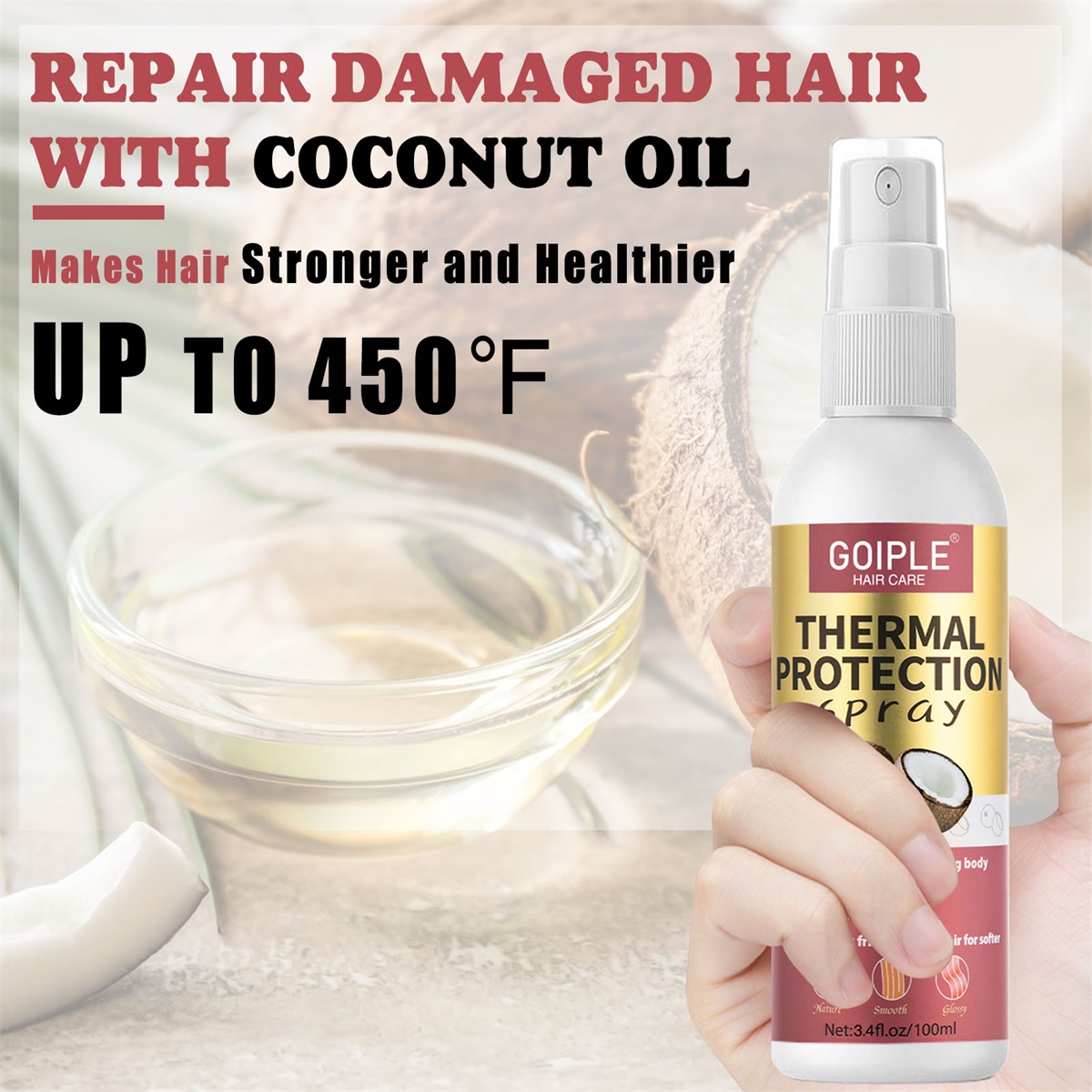 Zestaw nawilżający i wspomagaj – Hair Care Heat Protectant recenzja i cena