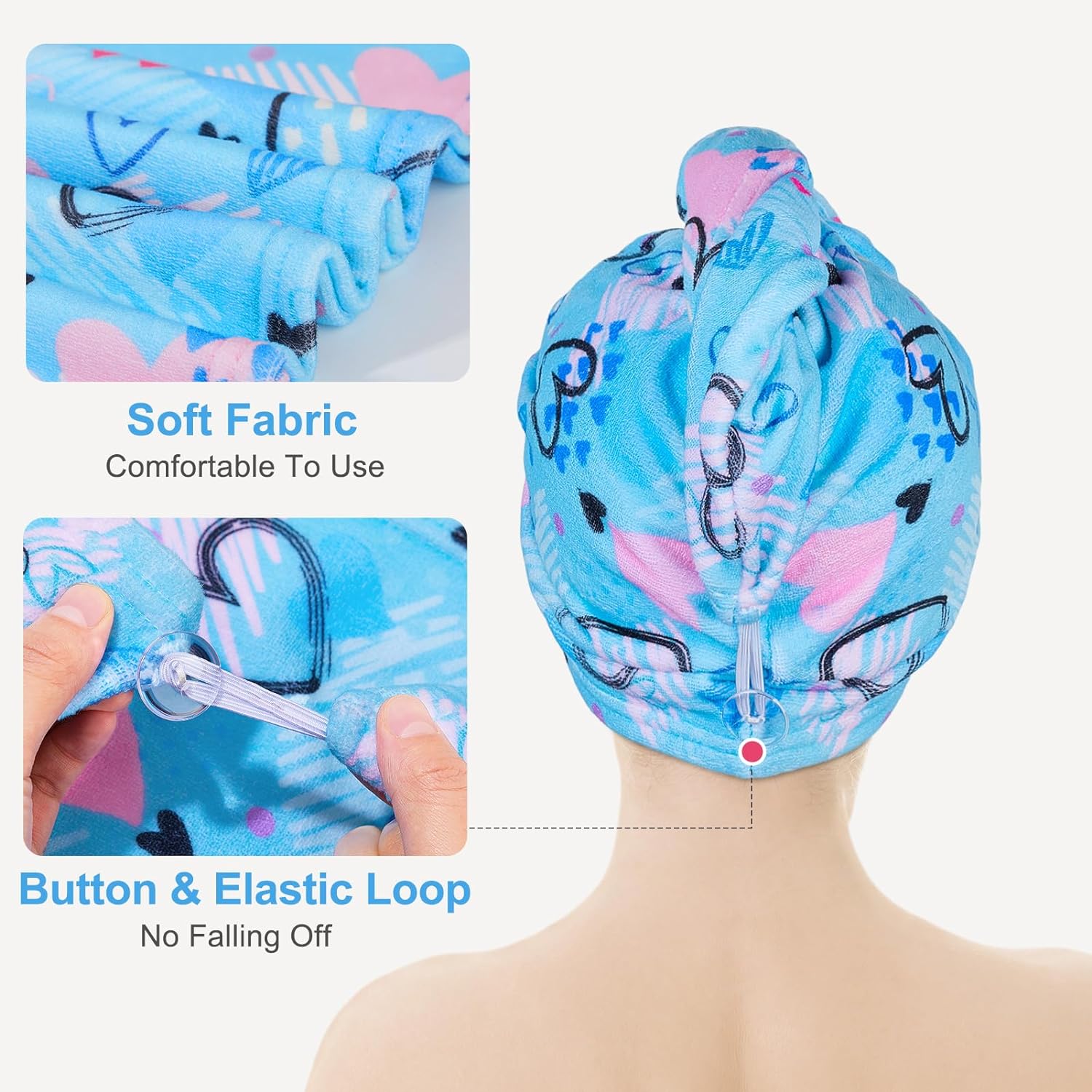 1 szt. Ręcznik do włosów szybk – Hair Turban Towel recenzja i cena