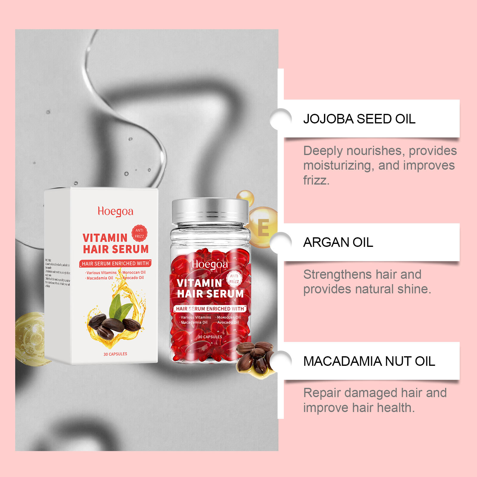 Witamina Serum do pielęgnacji  – Hair Growth Serum Oil recenzja i cena