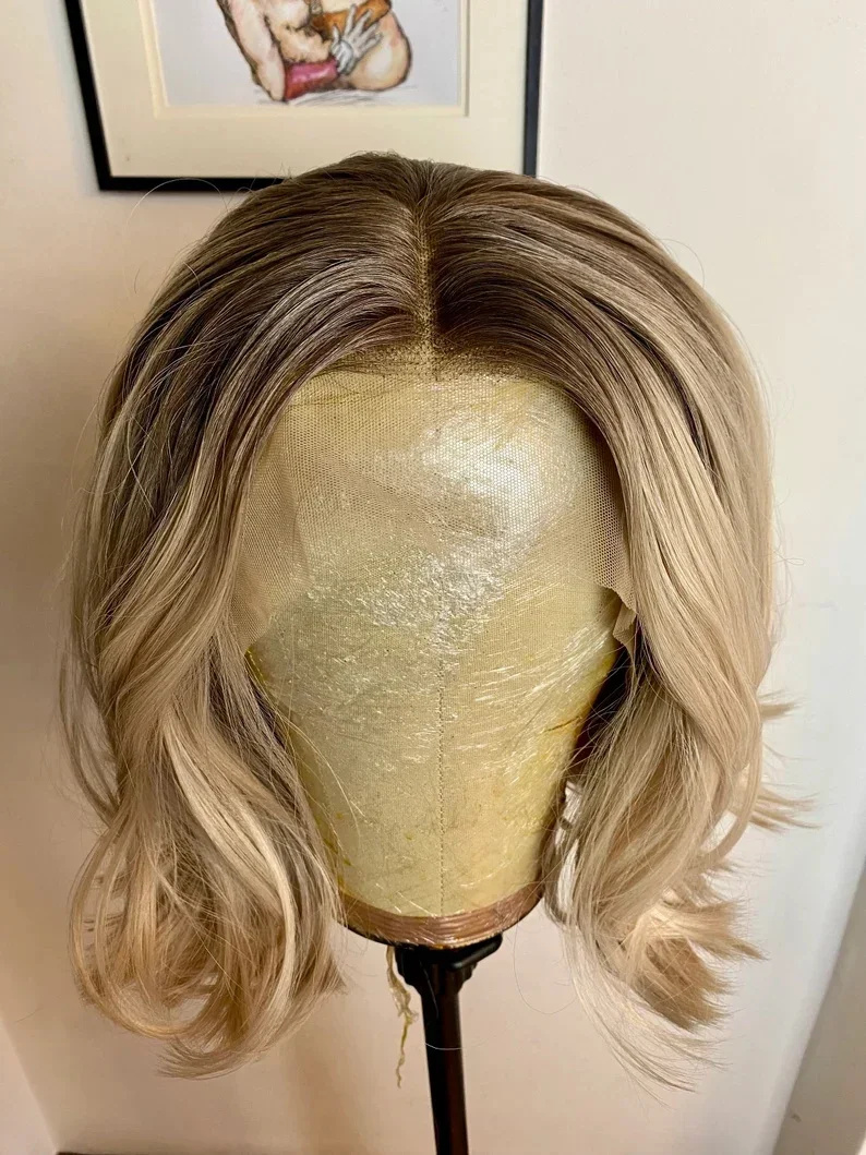 Peruka syntetyczna ombre złoty – Hair Care Daily recenzja i cena