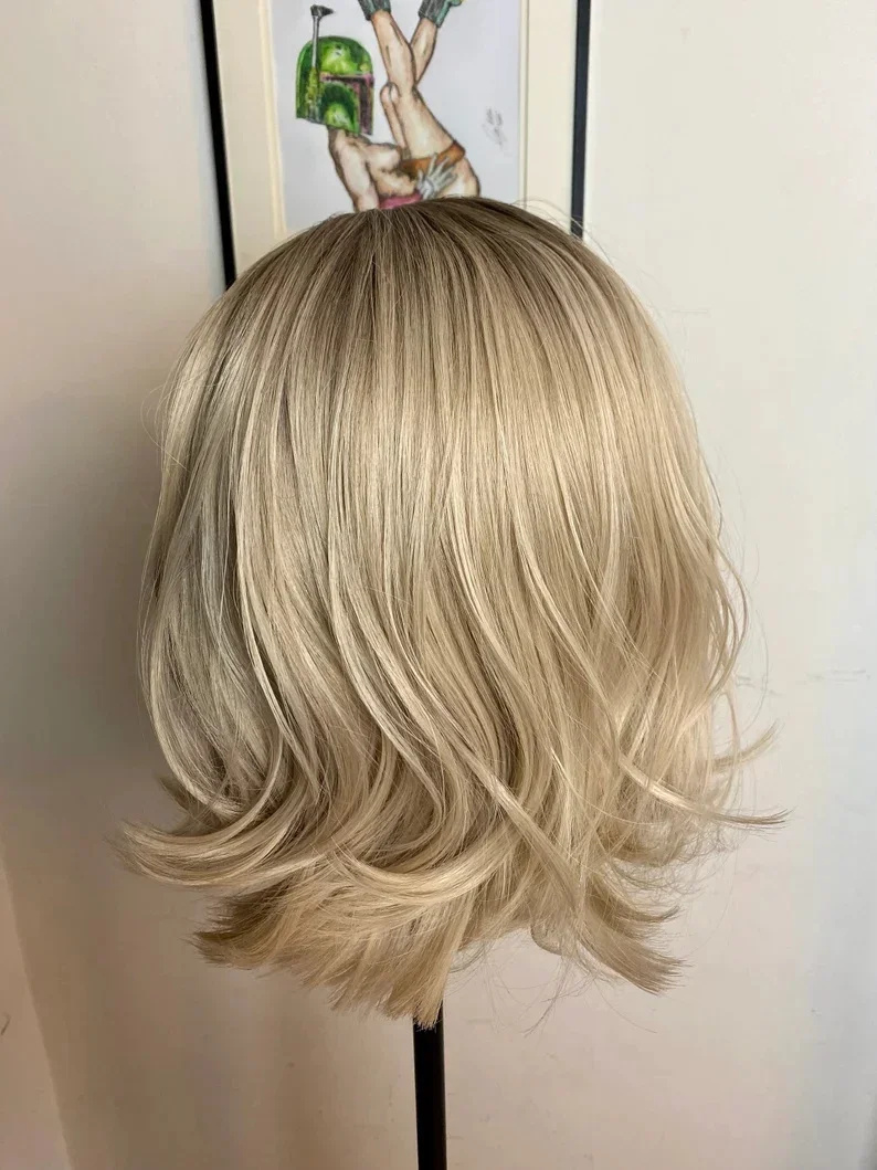 Peruka syntetyczna ombre złoty – Hair Care Daily recenzja i cena